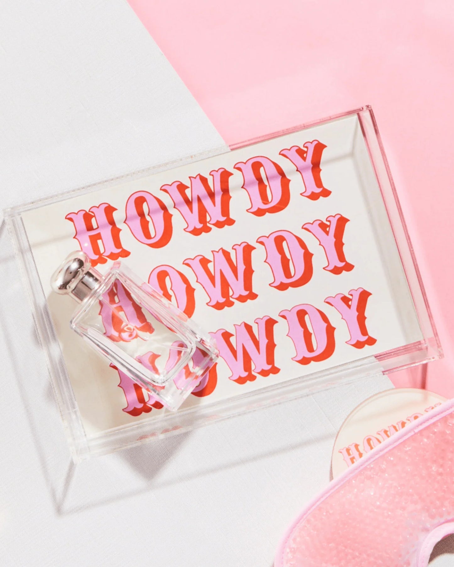 Small Acrylic Tray - Howdy