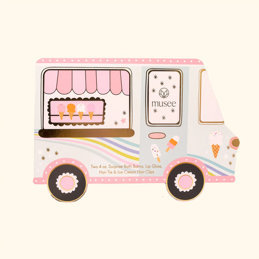 Ice Cream Truck Bath Bomb and Accessory Set