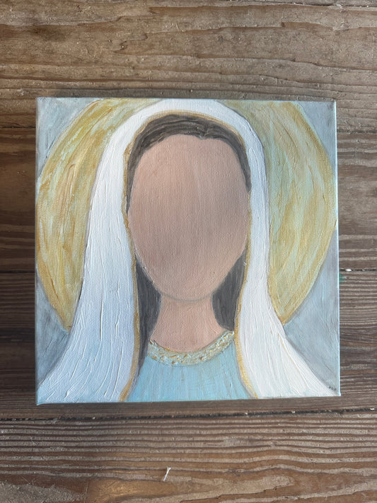 Blessed Creations Art Painting - Medium Close-Up Mary