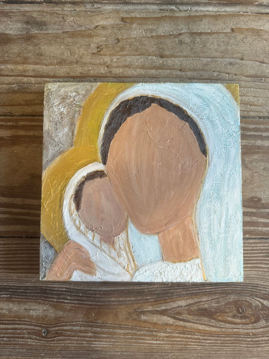 Blessed Creations Art Painting - Mary Holding Baby