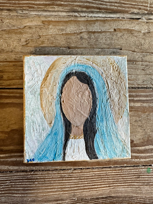 Blessed Creations Art Painting - Beige Mary