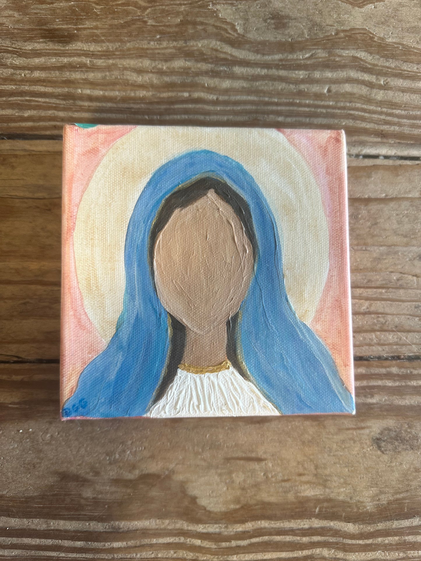 Blessed Creations Art Painting - Pink Mary