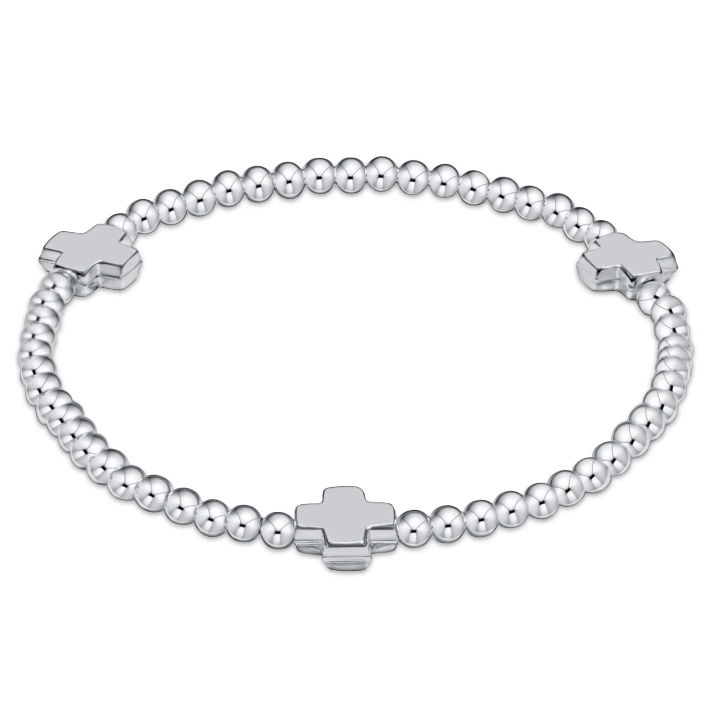 Signature Cross 3mm Sterling Bracelet - Sterling