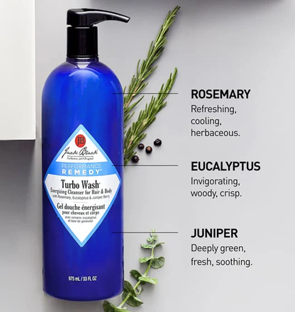 Turbo Wash Energizing Cleanser for Hair & Body - 33oz