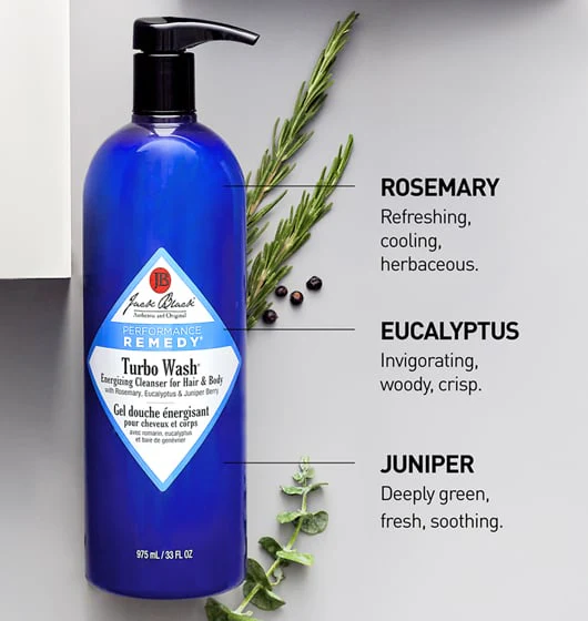Turbo Wash Energizing Cleanser for Hair & Body - 33oz