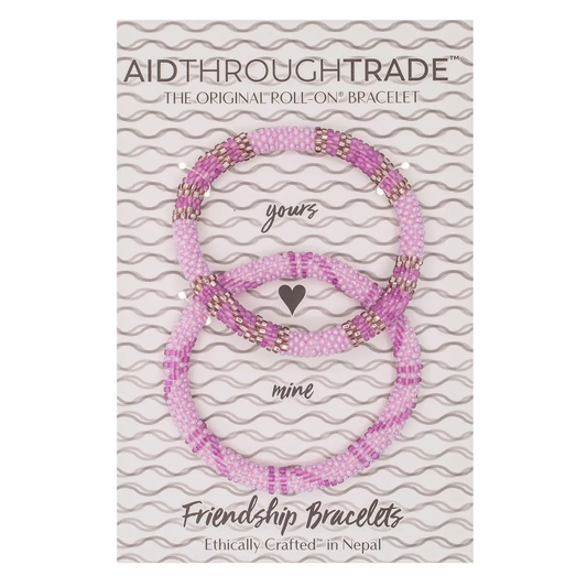 Roll-On Friendship Bracelets - Orchid