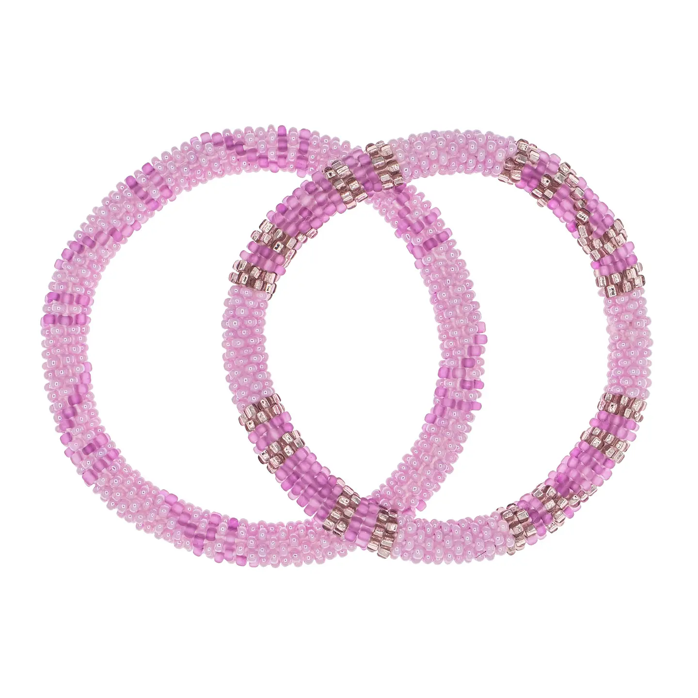 Roll-On Friendship Bracelets - Orchid