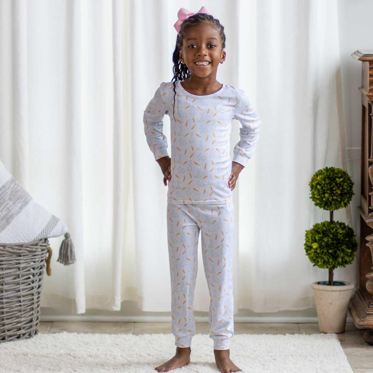 Kid's Bunny Love Long Sleeve Pajama Set