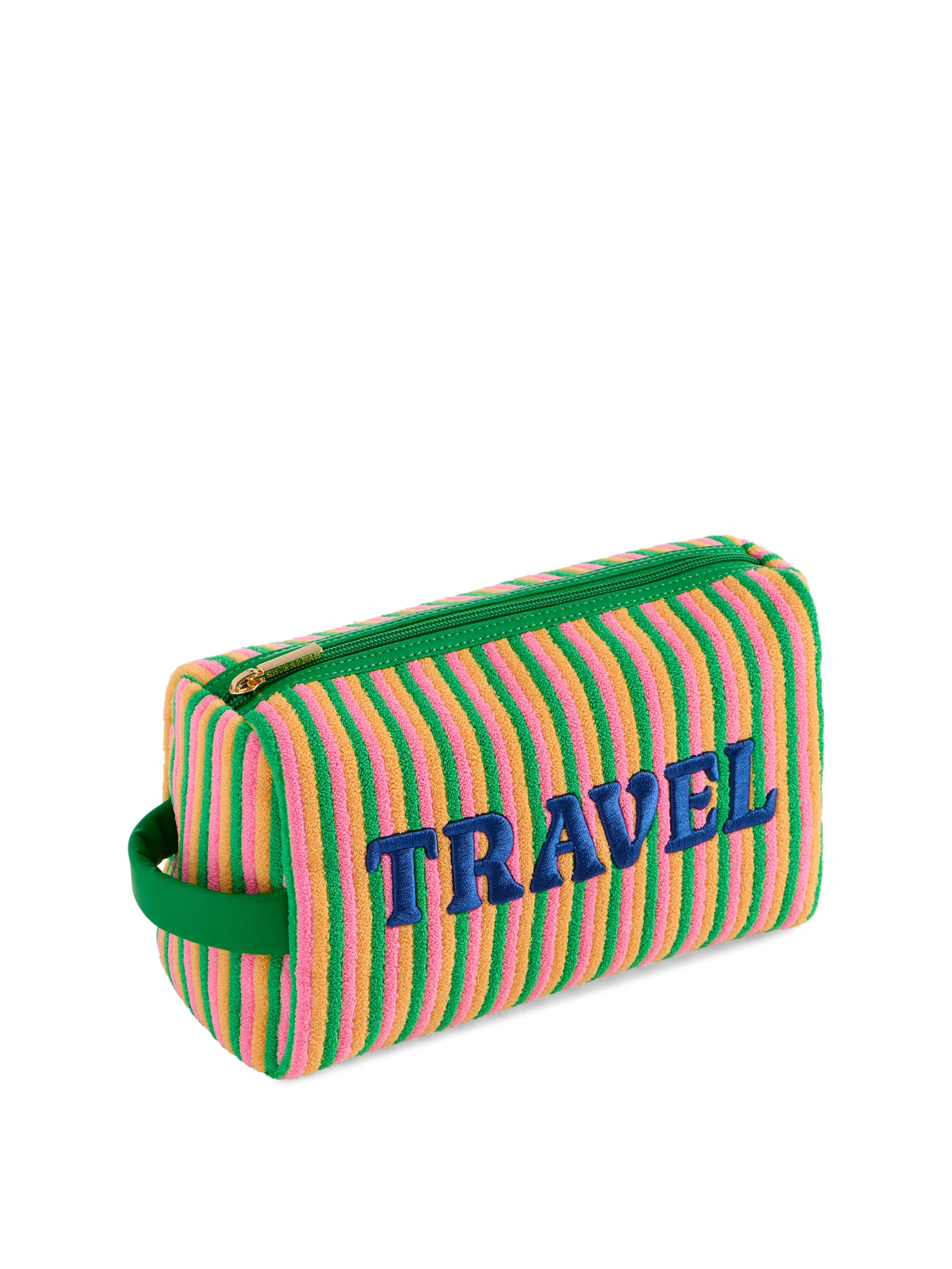 "Travel" Medium Zip Pouch - Multi