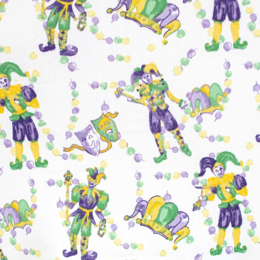 Kid's Mardi Gras Long Sleeve Pajama Set