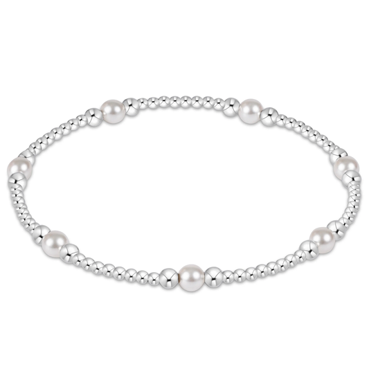 Purpose Pearl 4mm Sterling Bracelet