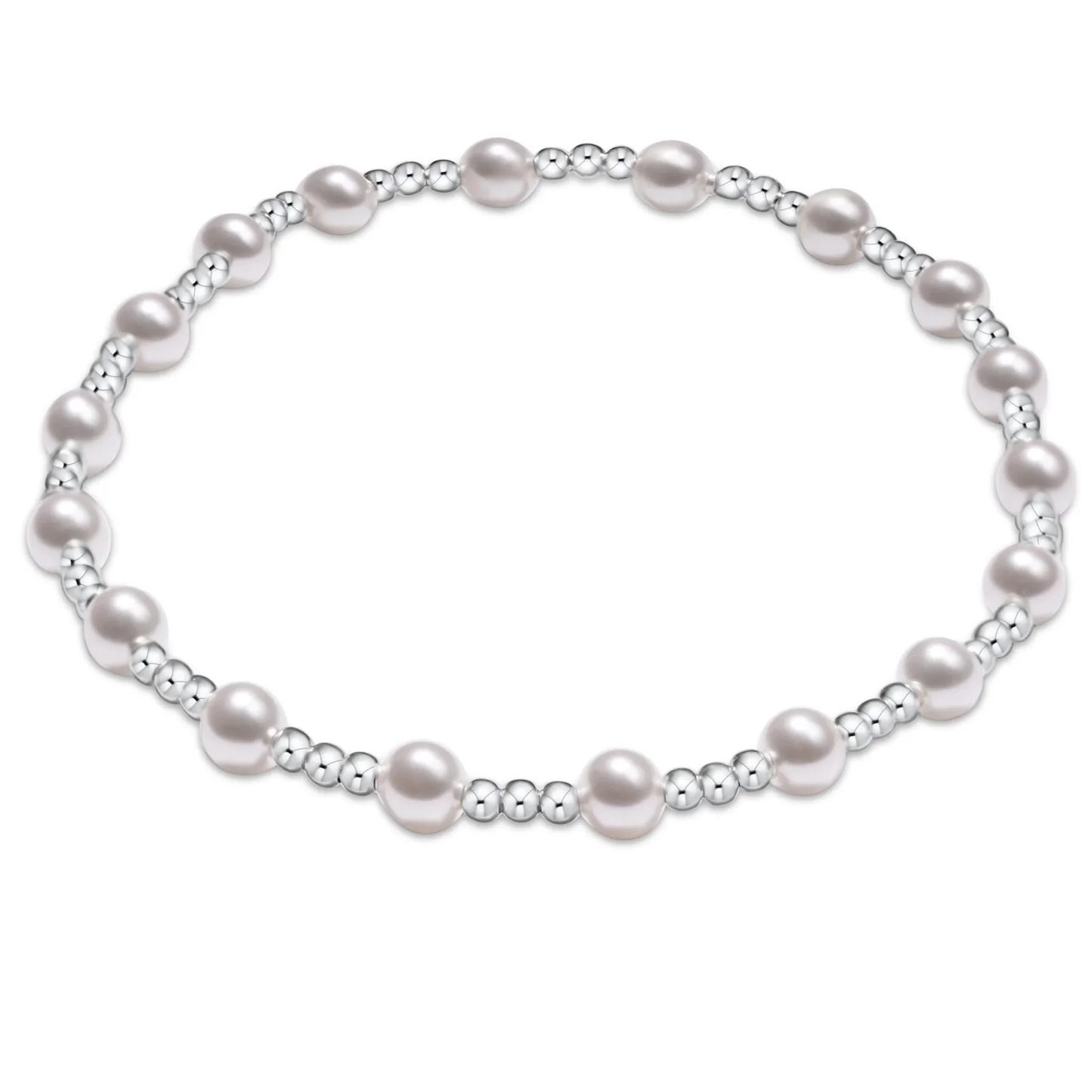 Sincerity Pearl 4mm Sterling Bracelet