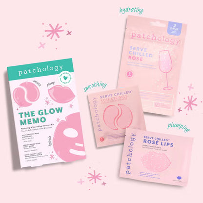 The Glow Memo Hydrating & Smoothing Skincare Kit