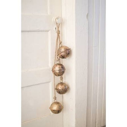 String of Brass Finish Bells