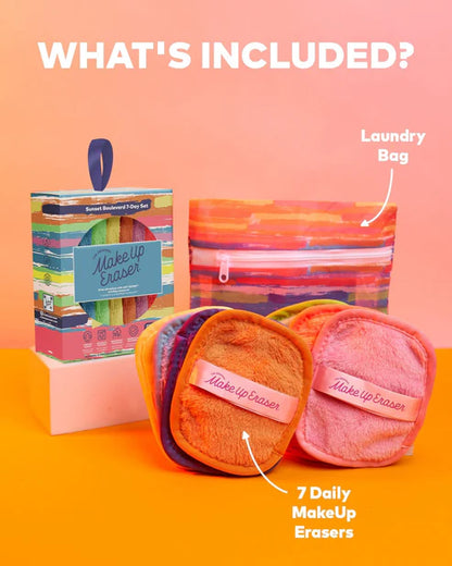 Sunset Boulevard 7-Day Makeup Eraser Set