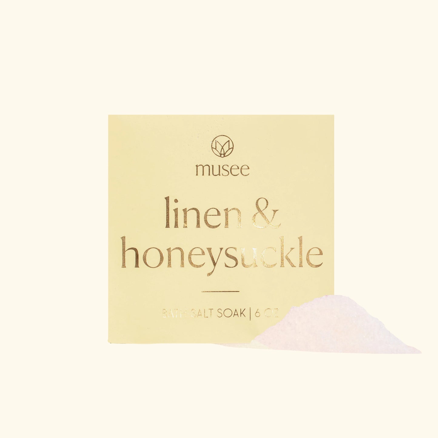 Linen & Honeysuckle Mini Bath Salt Soak