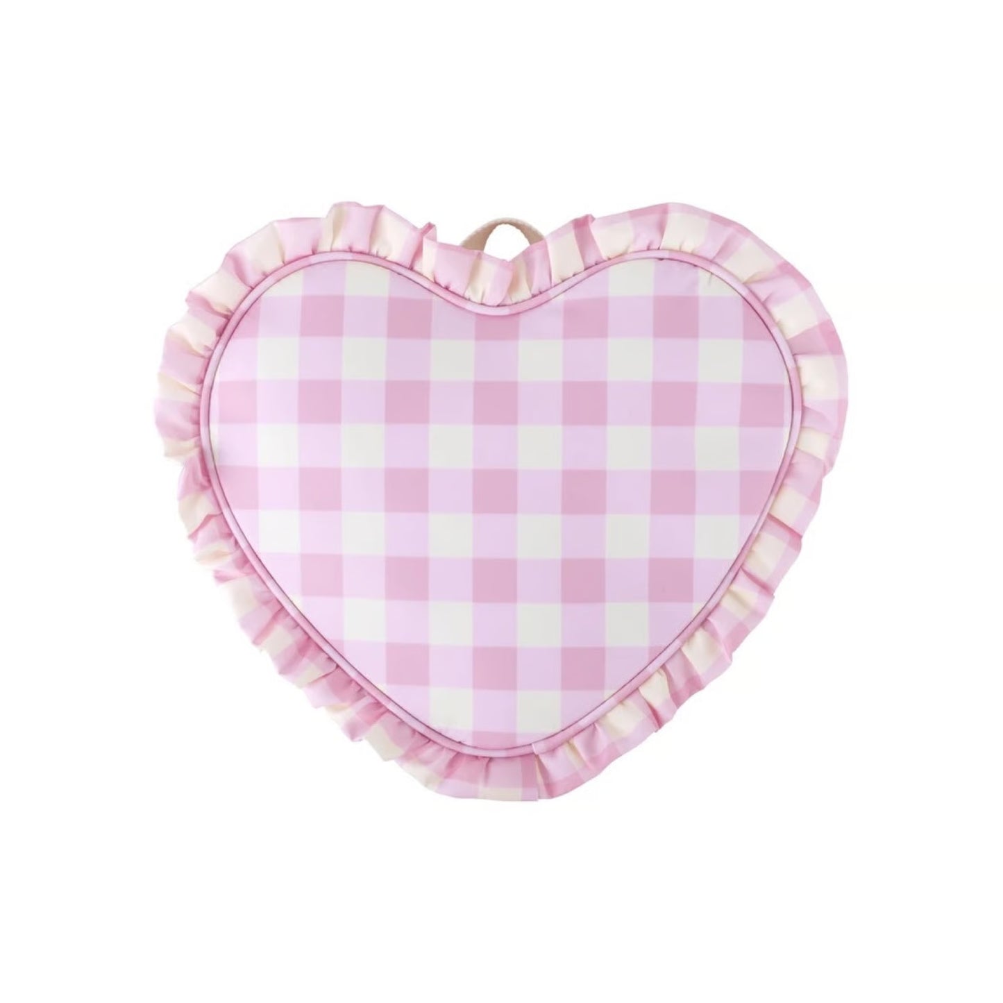 Ruffle Heart Mini Tote - Watermelon