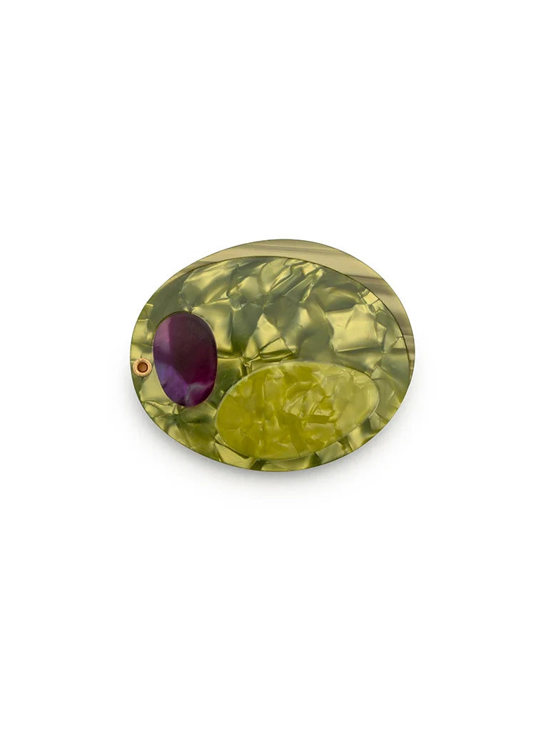 Olive Compact Mirror