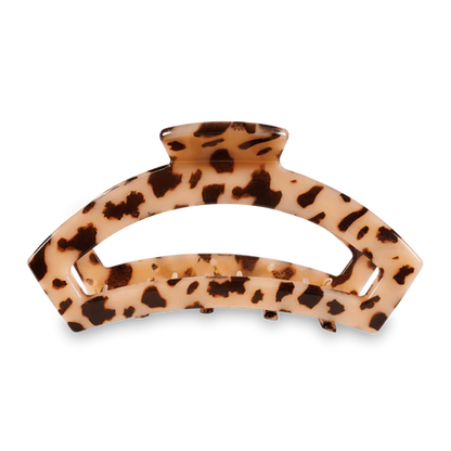 Open Large Hair Clip - Blonde Tortoise