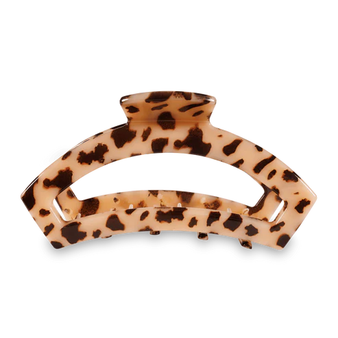 Open Large Hair Clip - Blonde Tortoise