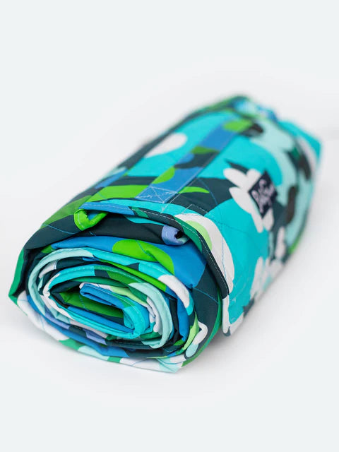 Picnic Blanket - Garden Oasis Blue