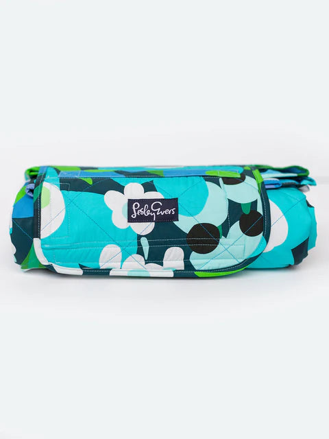 Picnic Blanket - Garden Oasis Blue