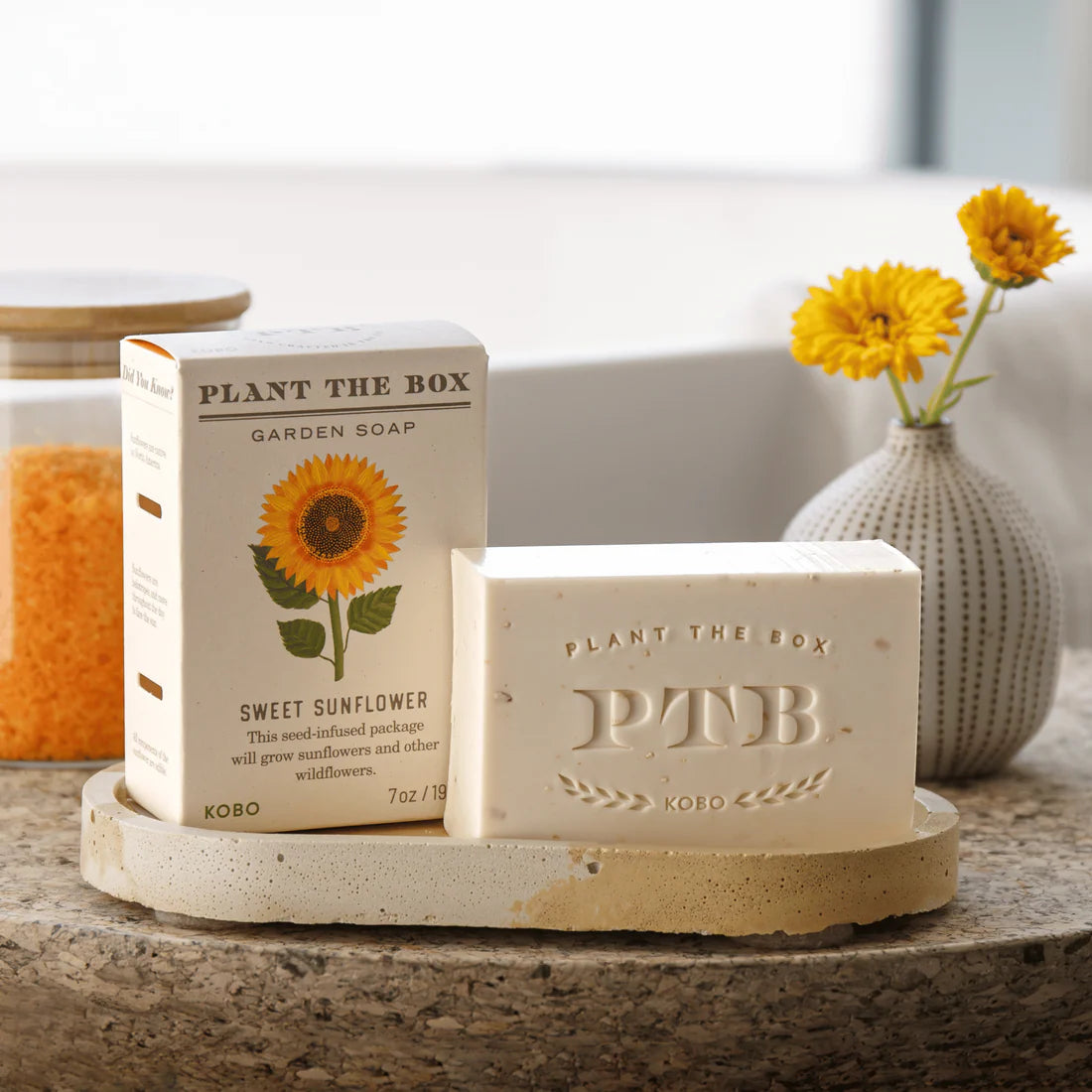 Plant The Box Garden Soap - Sweet Sunflower