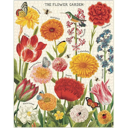 Vintage Puzzle - Flower Garden