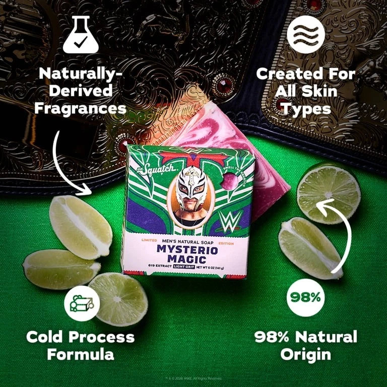 Dr. Squatch Men's Natural Bar Soap- Mysterio Magic