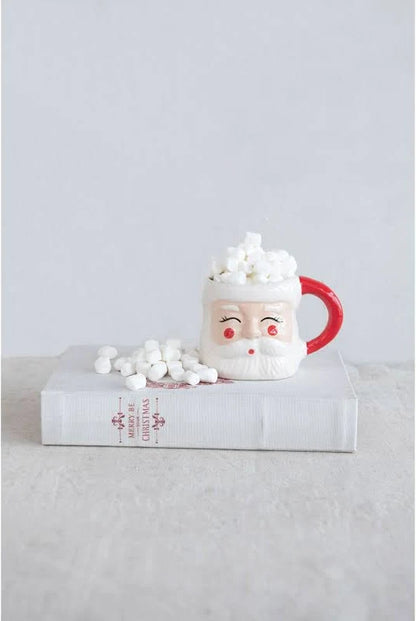 Santa Stoneware Mug