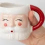 Santa Stoneware Mug