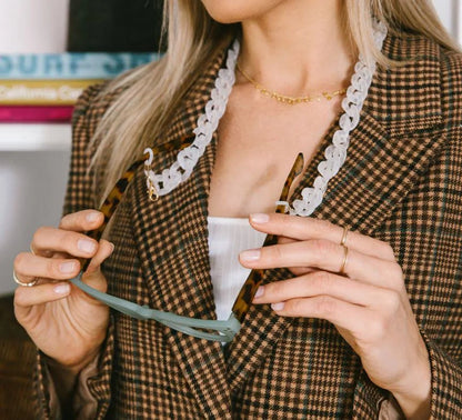 24' Eyeglasses Necklace Eco Chain - Frost