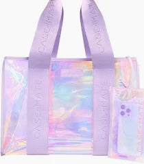 Jelly Beach Tote Bag - Soap Bubble