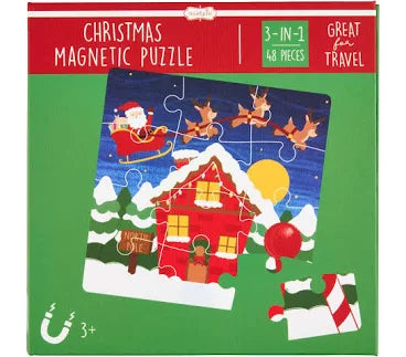3 IN 1 Christmas Magnetic Puzzle