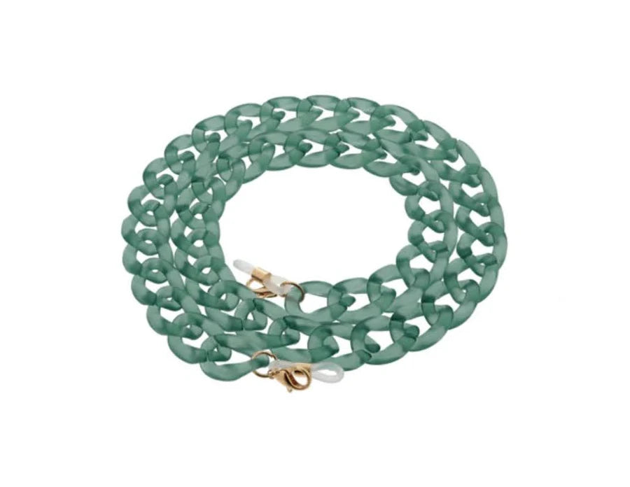 24' Eyeglasses Necklace Eco Chain - Aqua
