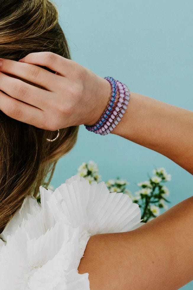Small Hair Tie 3 Pack - Orchid Oasis