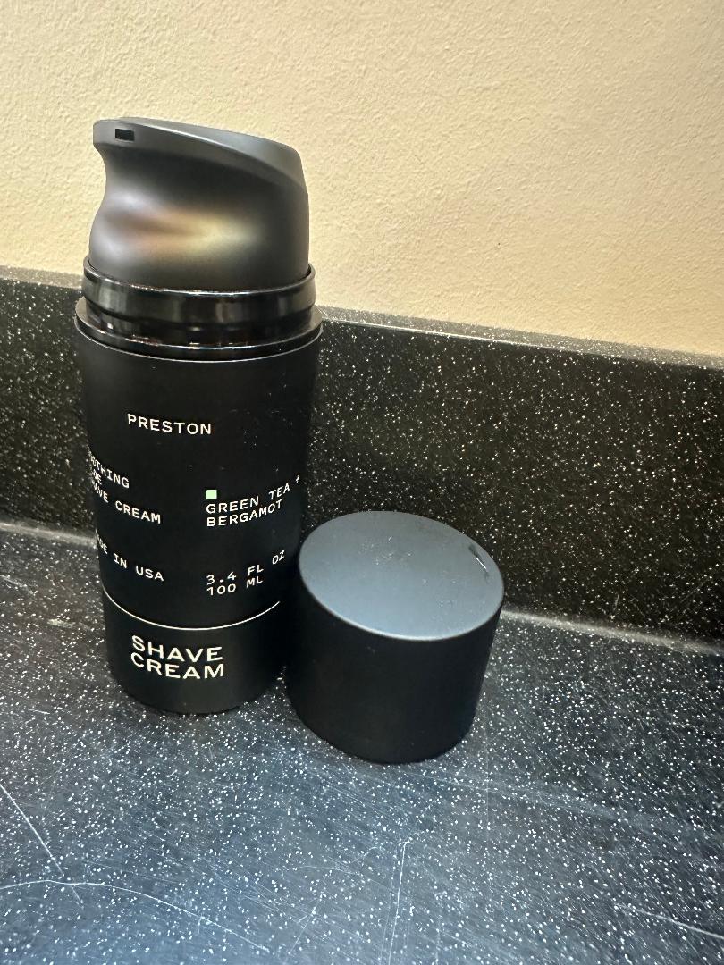 Men's Shaving Cream - Green Tea & Bergamot