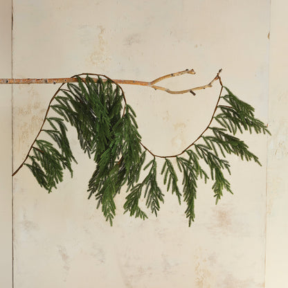 Faux Cypress Garland