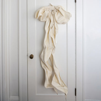 Oversized Fabric Velvet Bow with Velcro Closure
